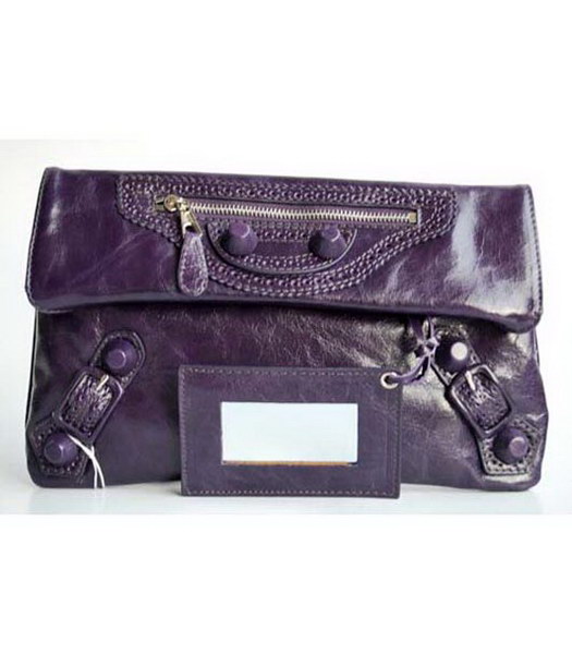 Balenciaga Giant Covered Envelope_Dark Viola